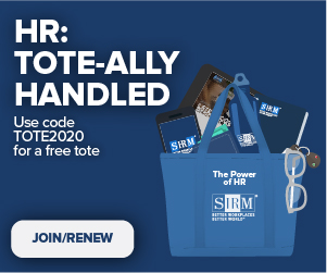 HR, tote-ally handled! This month only, receive a FREE tote when you join or renew your SHRM Professional membership! shrm.co/8otntj