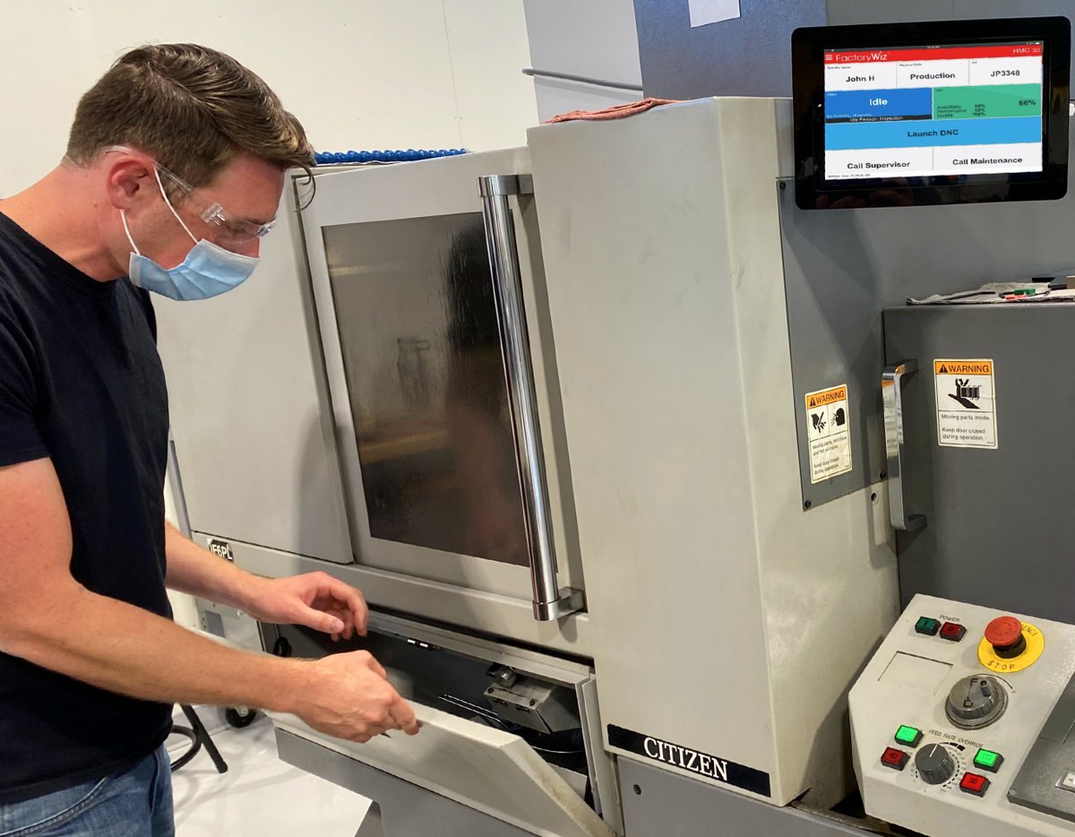 FactoryWiz's tweet image. Awesome to see @OptimizeTech increasing shop floor efficiency and productivity utilizing @FactoryWiz Monitoring data.

#manufacturing #cncefficiency #machinemonitoring