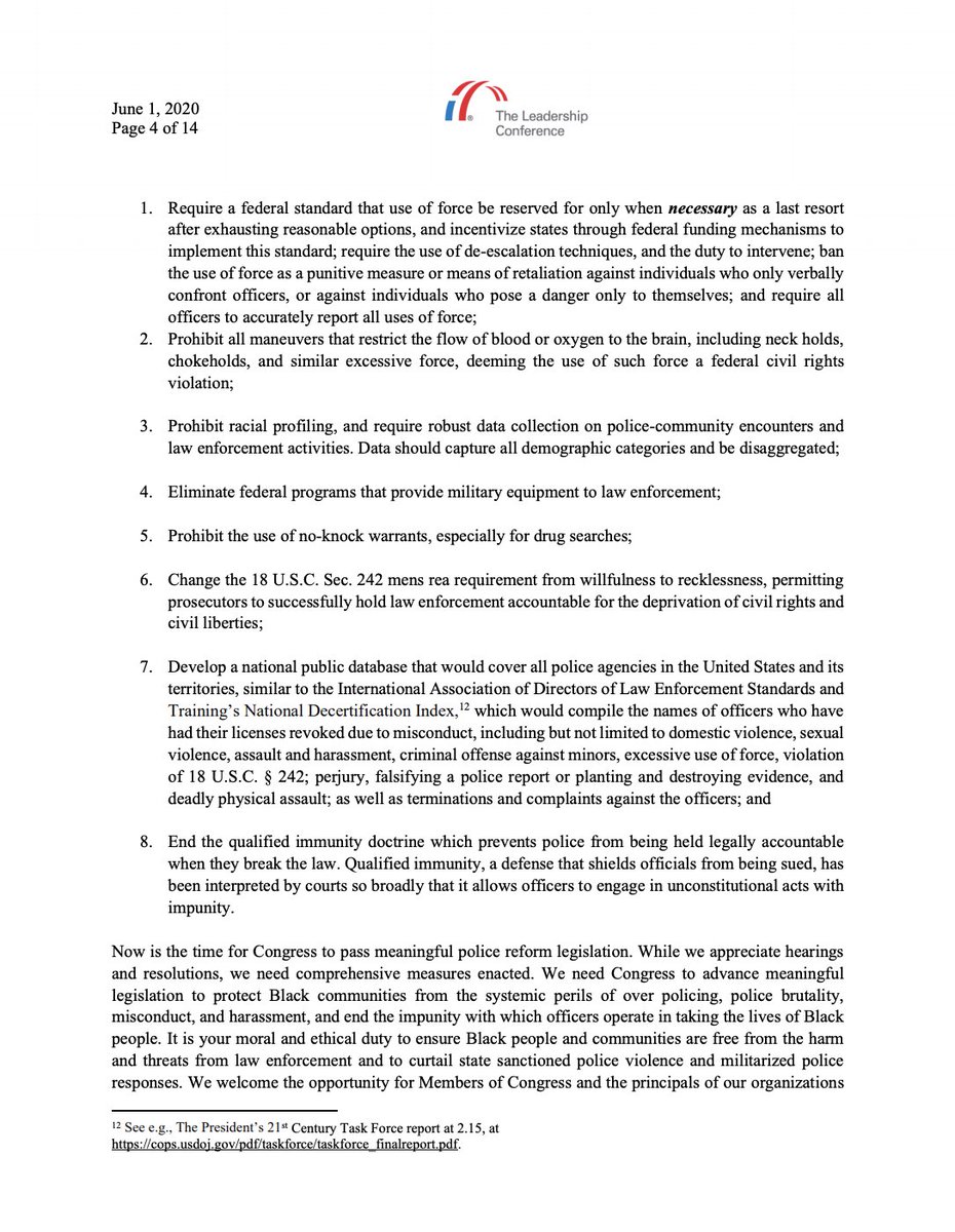 Screenshot of page 4 of our letter. The full text is available at the link in the original tweet.