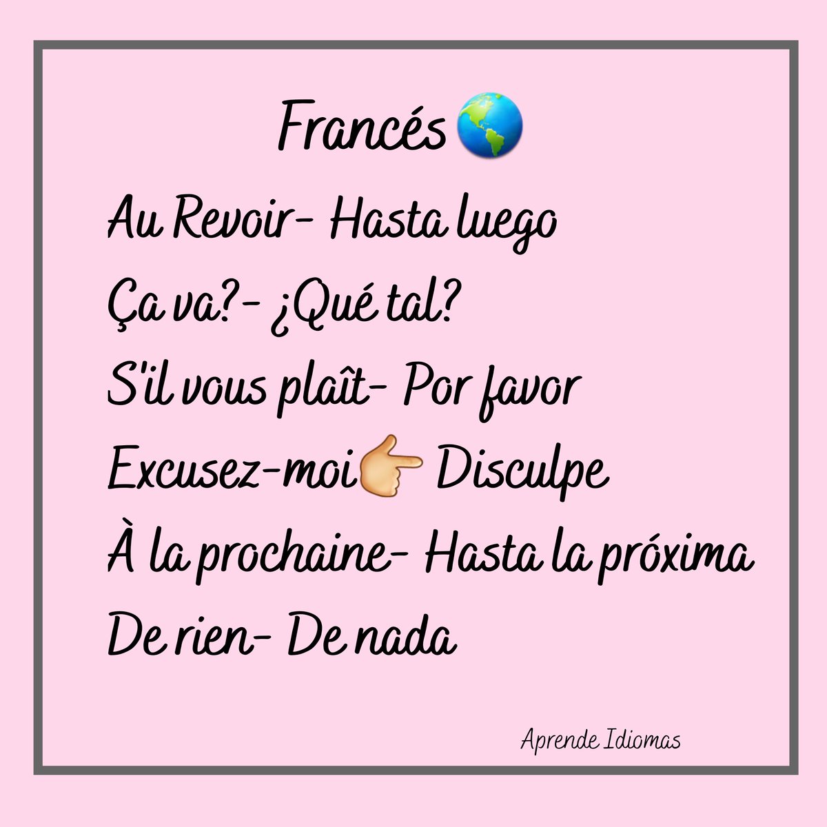 aprendeconrosa's tweet photo. Cada idioma es una manera diferente de ver la vida.
https://t.co/N1J0SEagJp
Visita nuestro blog aplanstando en la descripción.
#aprenderfrances
#francesonline #idiomas #aprendeunpoco #aprendefrancés #learningathome #languages #learneasy #aprendelanguages https://t.co/FvCCrkjBo9