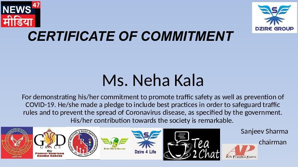 TheRedVelvetC's tweet photo. The founder of a few Businesses and The Fact Teller (Print Magazine) Ms. Neha Kala has been again acknowledged for her gesture...

#NehaKala #NK https://t.co/nLH4ejKlLN