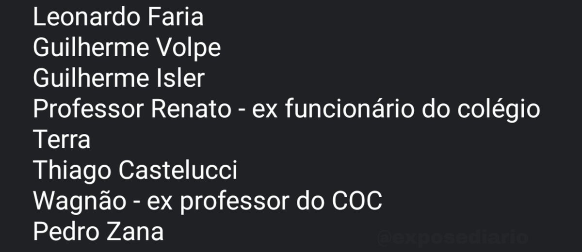 exposediario's tweet photo. Para quem estava querendo ver a lista de RP, está aí. 

#ExposedRP https://t.co/qfdHN8oF7q