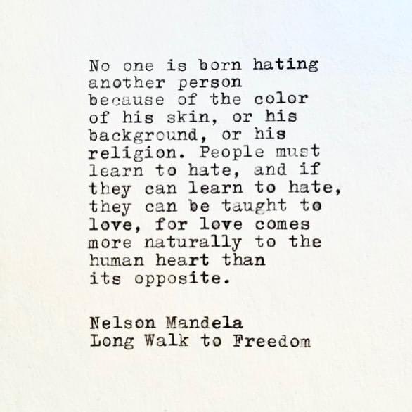 It’s beyond time to be able to stand. Over 400 years, actually. 
Diversity is beautiful. I don’t believe in saying we should be colorblind when we should celebrate and appreciate all of our hues. It’s why I love being an educator. 1/2

youtu.be/4yrg7vV4a5o