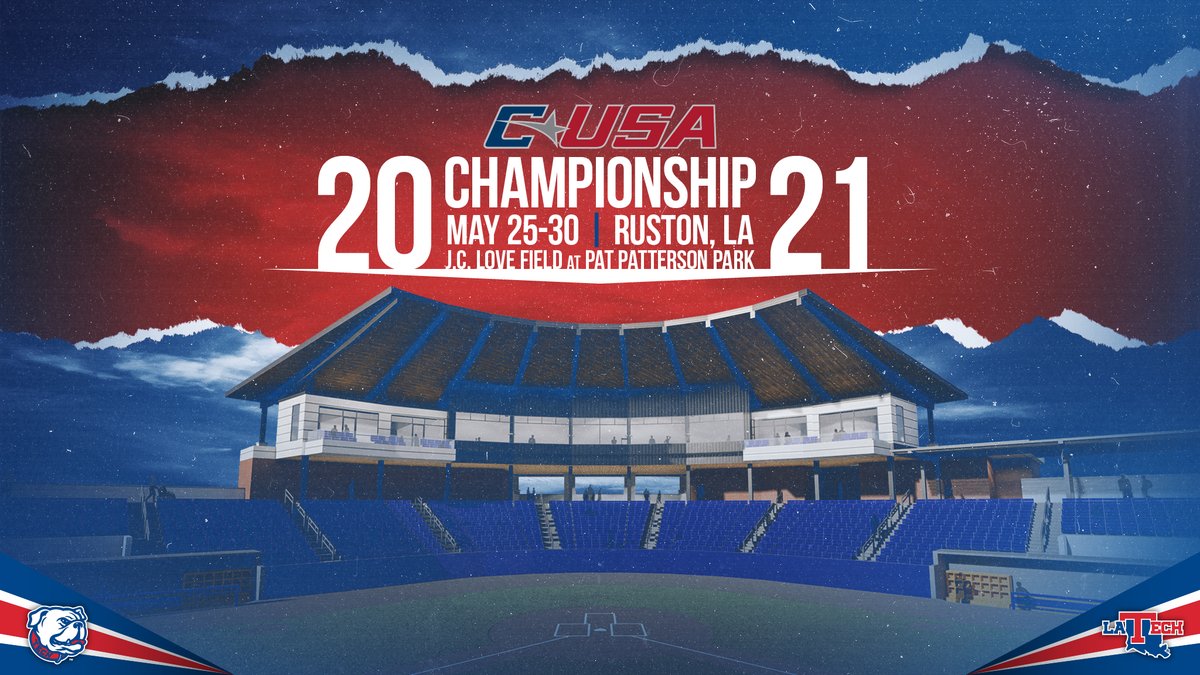 🚨 BIG NEWS 🚨 

Louisiana Tech will host the 2021 <a href="/ConferenceUSA/">Conference USA</a> Baseball Tournament. 

📰 | bit.ly/BaseballHosting