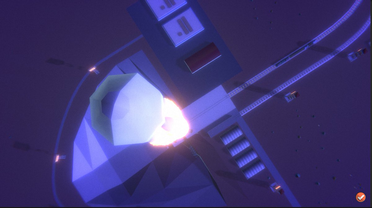 PolarMotion's tweet image. Some screenshots showing the updated visuals in the scene from Space Station Designer that belongs to the launch of the third core module bit.ly/SpaceStationDe… #spacestationdesigner #gamedev #indiedev #madewithunity #spacestation #postprocessing #universalrenderpipeline #urp