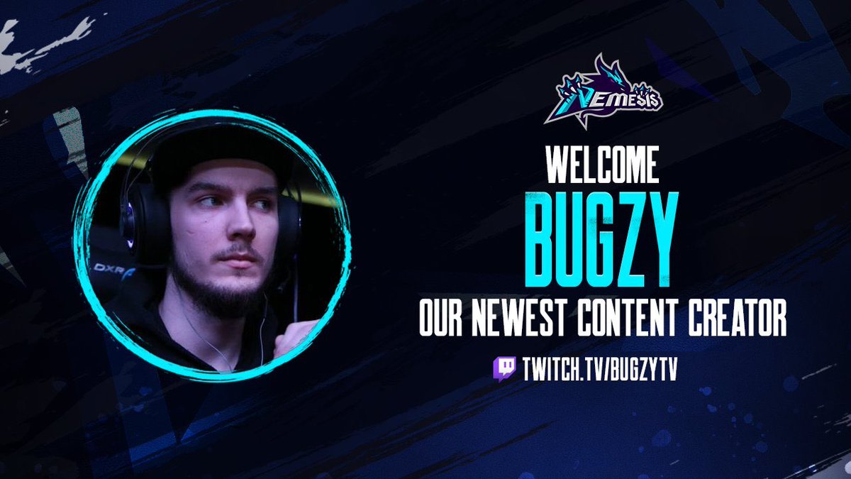 NemesisGG's tweet image. We’d like to start off this week by welcoming @bugzyTV to the Nemesis family!

Bugzy joins the team as a partnered streamer on Twitch from the UK! He’s also a former pro player in Paladins! 

You can catch him live at Twitch.TV/Bugzytv 

#WeAreYourNemesis