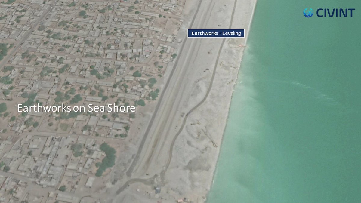 Civil_Int's tweet photo. END. Completing the infrastructure upgrade connecting Gwadar's future Port extension and Free Zone by Dec 2020 is a challenge. Today infrastructures are not suitable to withstand the forecasted economic in and outflow so... Bonne Chance Engineers! images via @googleearth #CIVINT https://t.co/W25wTZkIHE