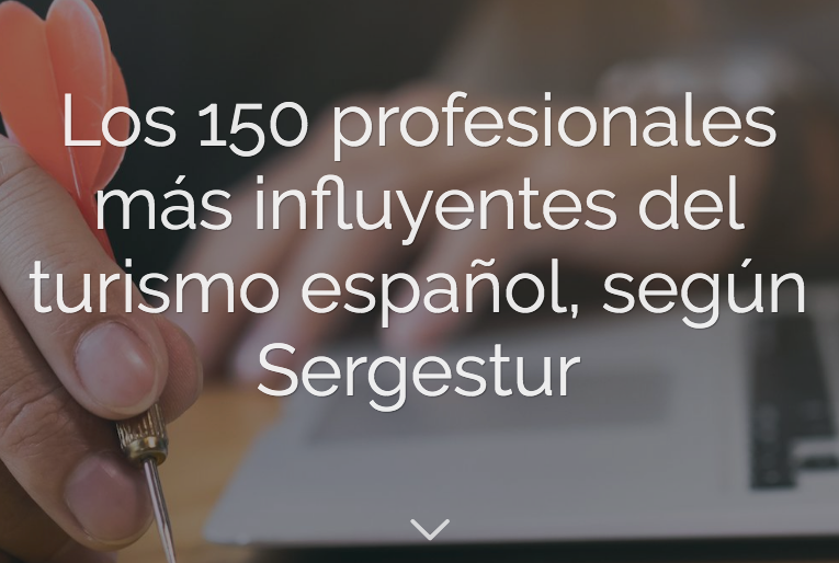 👏🏻 Agradecido y orgulloso de estar entre "los 150 profesionales más influyentes del turismo español", según Sergestur, junto con grandes profesionales a los que admiro @SergesturTurism

+info: smarttravel.news/2020/05/30/los…

#hostelería #turismo #restaurantes #diegocoquillat