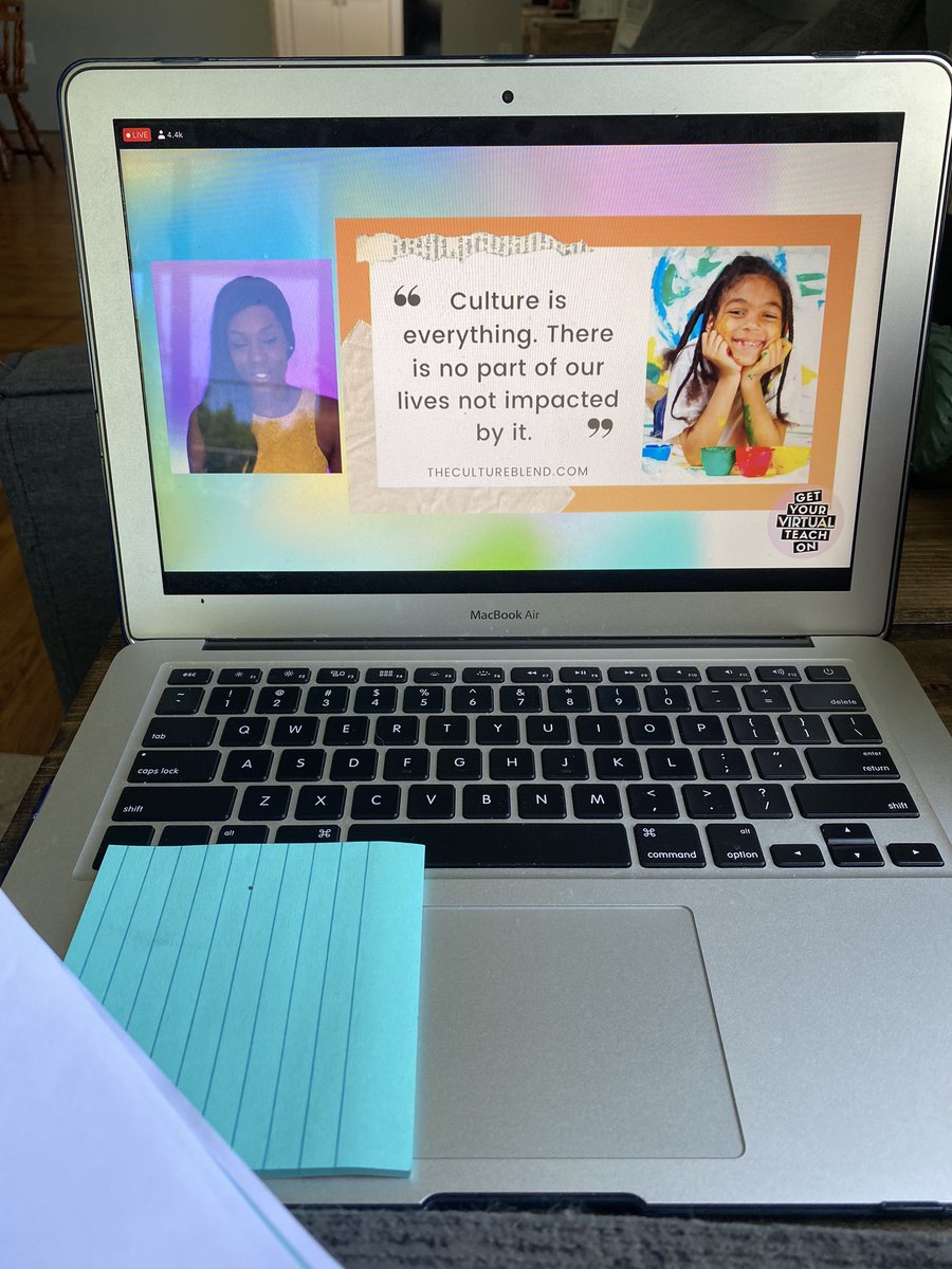 HopeChastain3's tweet photo. Before we can teach in a culturally responsive way, we must first understand what culture is and how it affects our students. #GetYourVirtualTeachOn @getyourteachon https://t.co/UvW7ey7EoN