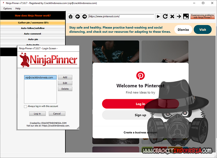 DOWNLOAD Ninja Pinner v7.5.9.2 Cracked on crackitindonesia.com/ninja-pinner-v…
