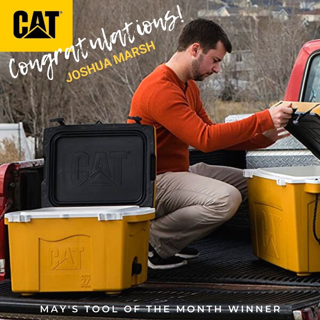 wtihub's tweet photo. Congrats Joshua Marsh!
You were the May #Tool of the Month Winner of a 55qt Customizable #Cooler.
If you’re not already playing, download the What Tool’s Inside #APP for your chance to win in June!
#wtitotm #wtiwinner https://t.co/ai9bE5MFvS