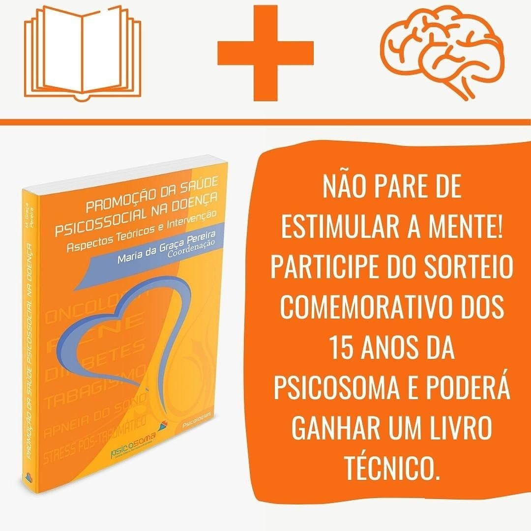 PsicosomaV's tweet photo. Quer saber mais sobre psicología e a importância dos laços familiares na doença?
Então participe do nosso sorteio e poderá ganhar o livro "Promoção da Saúde Psicosocial na Doença" da autora Maria da Graça Pereira. Veja como participar: https://t.co/sGg9vw7SxX https://t.co/hr5f8BUctN