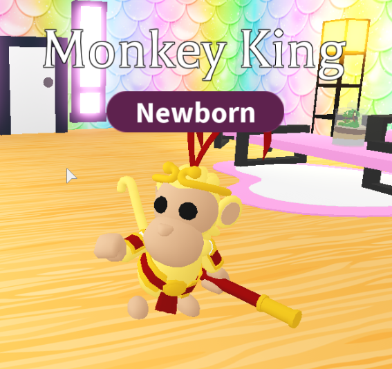 Code Honey On Twitter It S Time For A Giveaway Thank You All For 70k Twitter Followers I M Giving Away A Monkey King To One Of You All You Have To Do Is - roblox adopt me king monkey