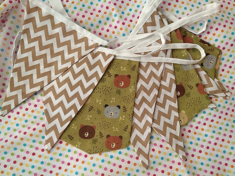 New bears and chevrons double sided bunting etsy.com/uk/listing/722…  #etsy #etsyshop #bear #bunting #handmade #crafts #decoration #Manchester #Stockport #onlineshopping