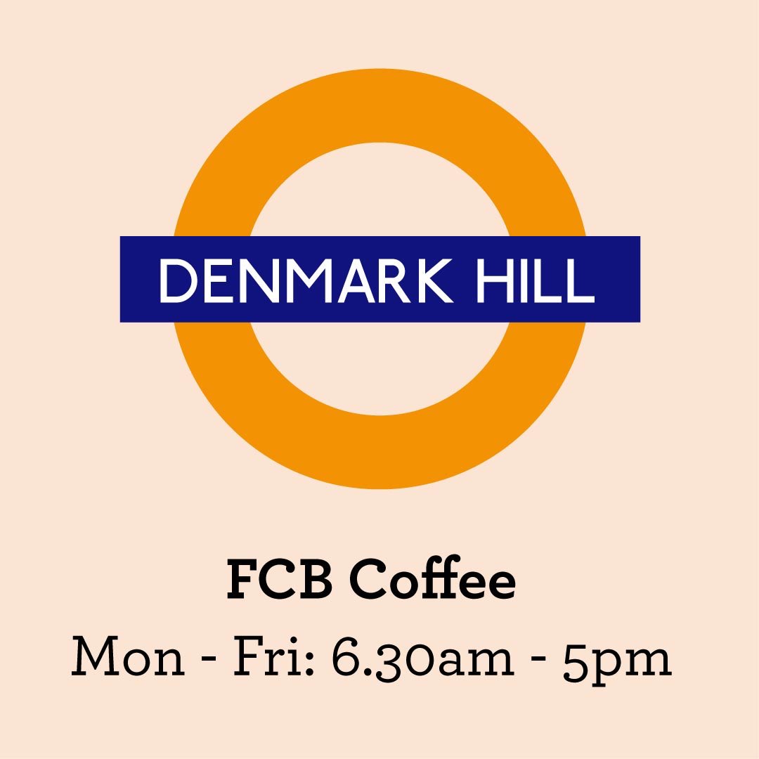 FCBCoffee's tweet photo. People of #DenmarkHill! Have you noticed anything different to the station? We’ve extended our opening hours so now you’ll be able to get #coffee, #icedrinks and snacks from 6.30am-5pm Mon-Fri. We’re still practicing social distancing & are only accepting card payments. #staysafe https://t.co/NPJbzmtXF2