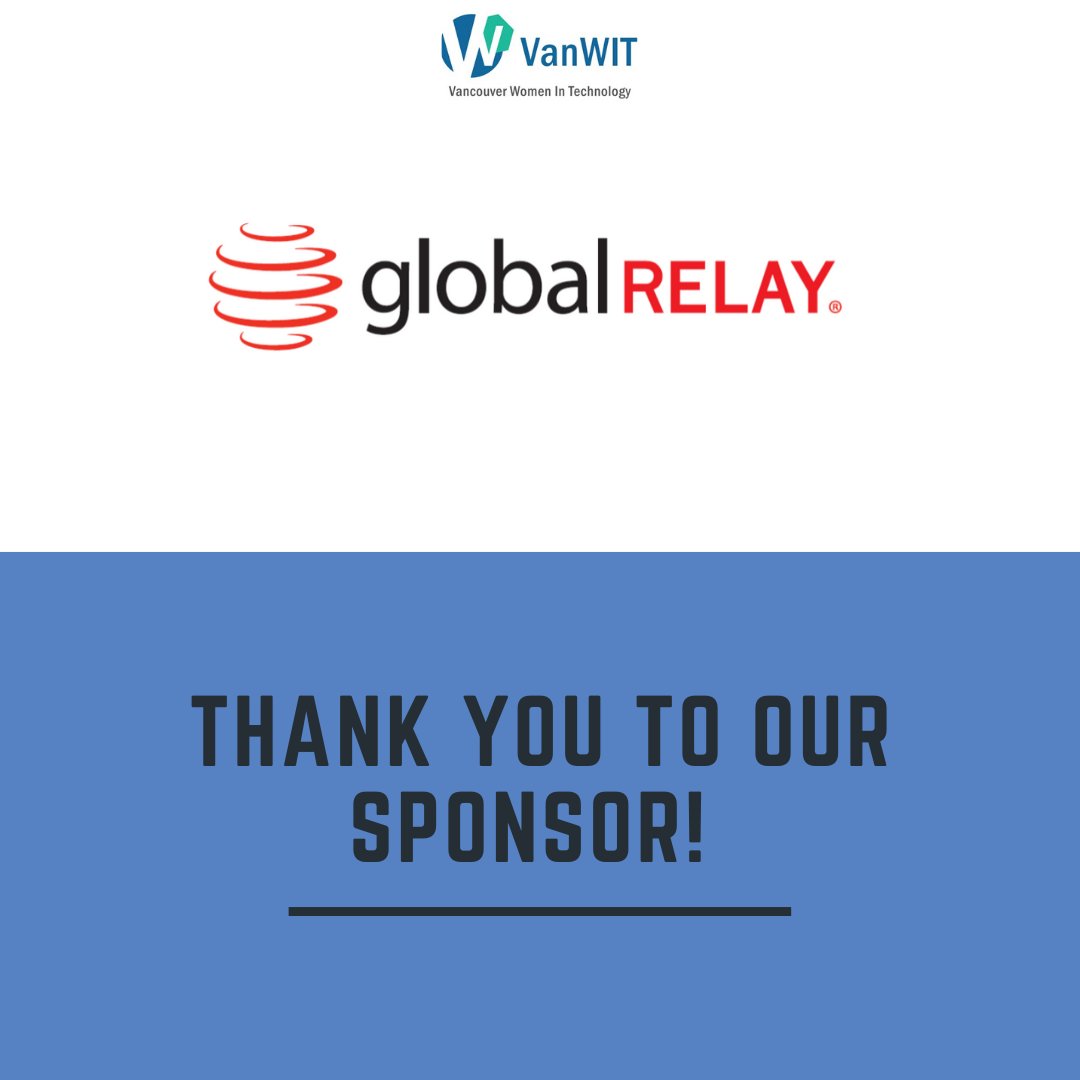 A Vancouver tech darling surviving and thriving for more than 20 years with a commitment to women, to Vancouver and to tech. Thank you to <a href="/GlobalRelay/">Global Relay</a> for sponsoring the VanWIT community!

Message us for more information on sponsorship opportunities with VanWIT!