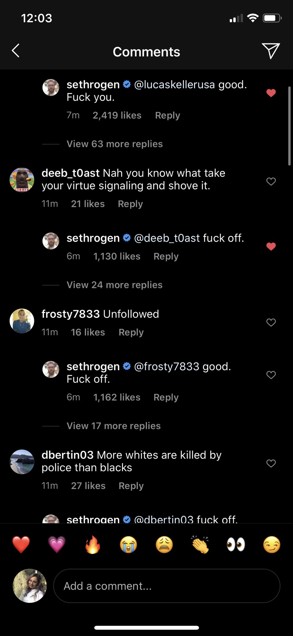 Seth Rogen Twitter