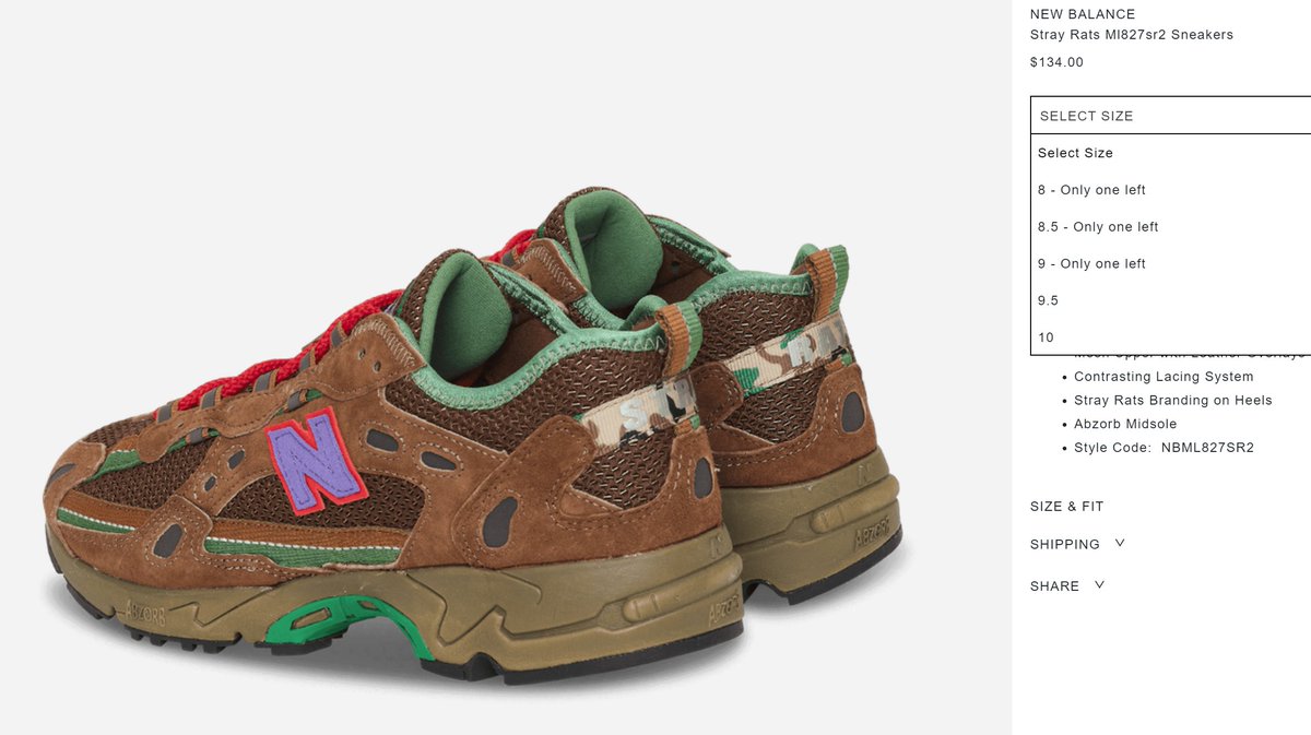 new balance sewer stomper