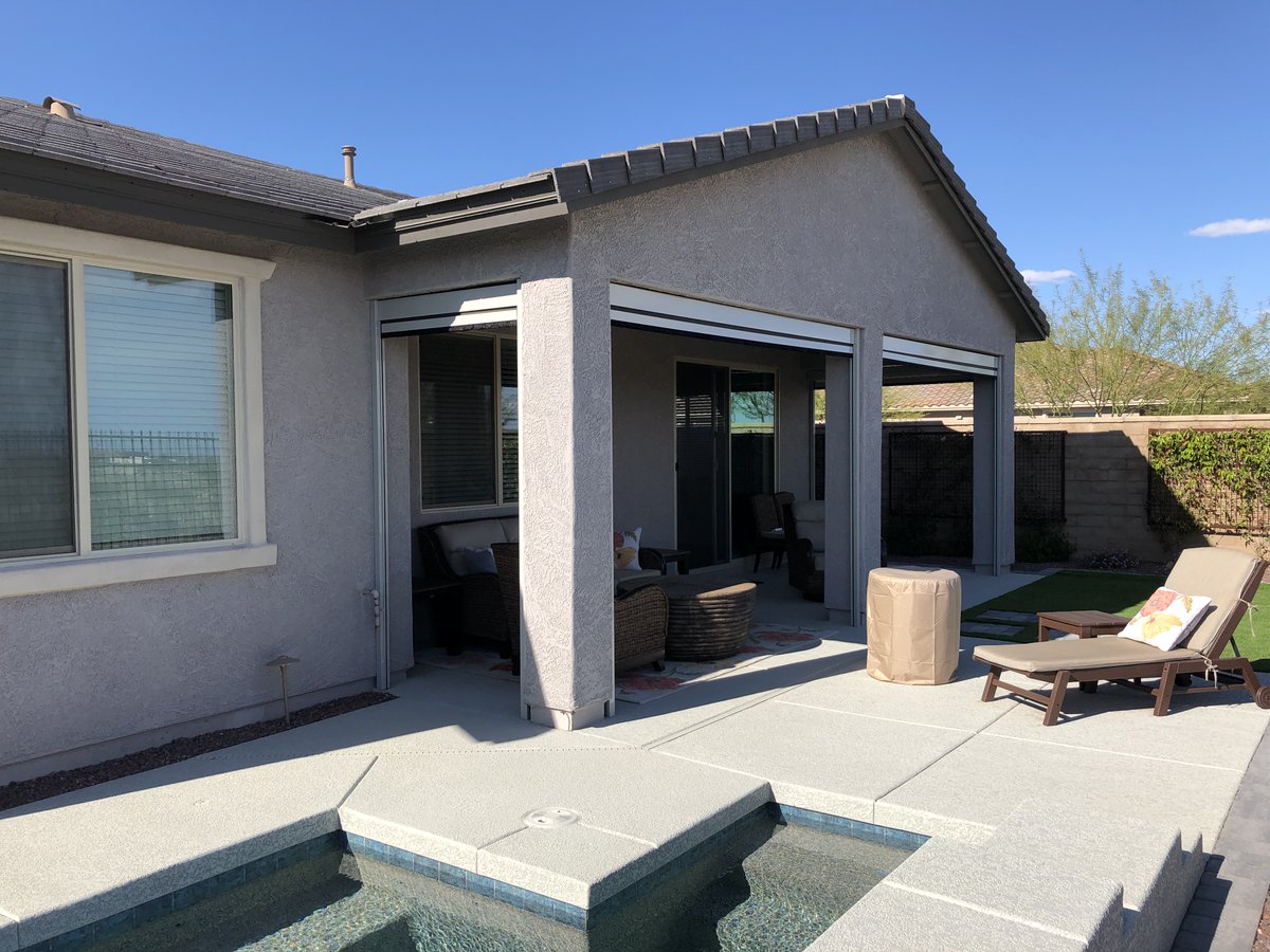 AZSunSolutions's tweet photo. ๐ฅBoomshakalaka another patio screens project completed byย @azsunsolutionsย ย
#azsunsolutions #phoenix #sunsolutionsphoenix #sunprotection #sun #awning #summer #rollingshutters #screenenclosure #scottsdale #arizonarealestate ๐ต #arizonabusiness #arizonarealestate #arizonarealtor https://t.co/3hAMV59cGI