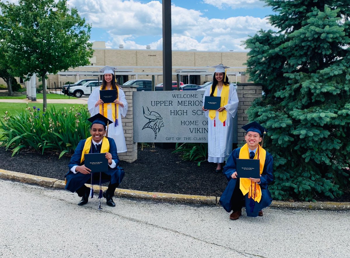It was a great day celebrating <a href="/UMVIKINGS2020/">Class Of 2020</a> Congratulations to the entire class and these fantastic four class officers! See the graduation ceremony next Monday night on the Viking Channel and online at umasd.org/vconline