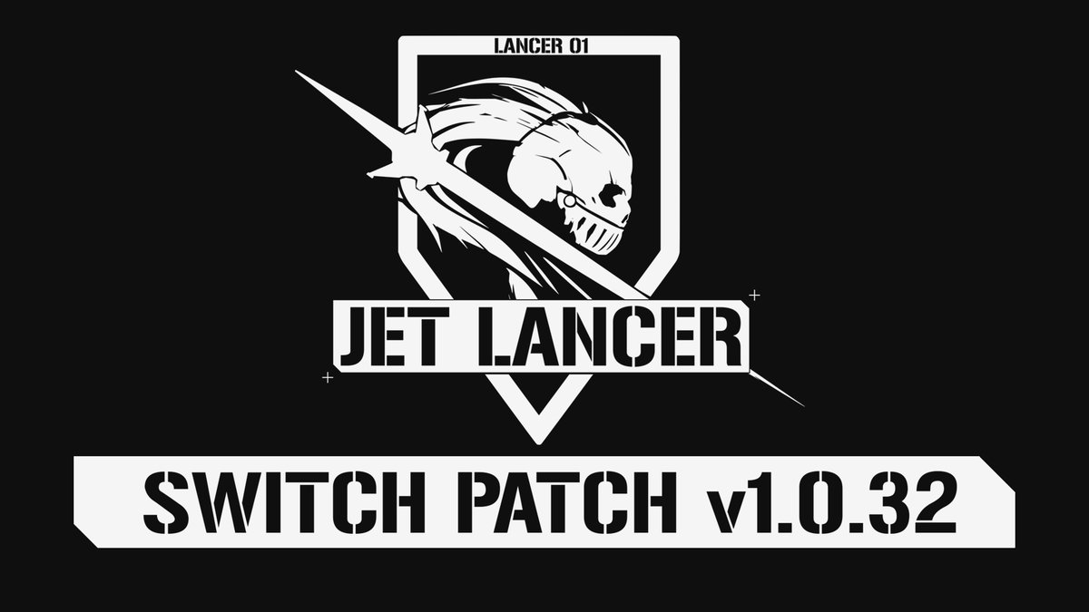 JetLancerGame's tweet image. We are pleased to announce Jet Lancer 1.0.32 is available now on Nintendo Switch!
This update brings the score target down in OP 15 and OP 37, makes your ally a little easier to protect in OP 16, and fixes some text issues that were appearing in the Japanese version of the game.