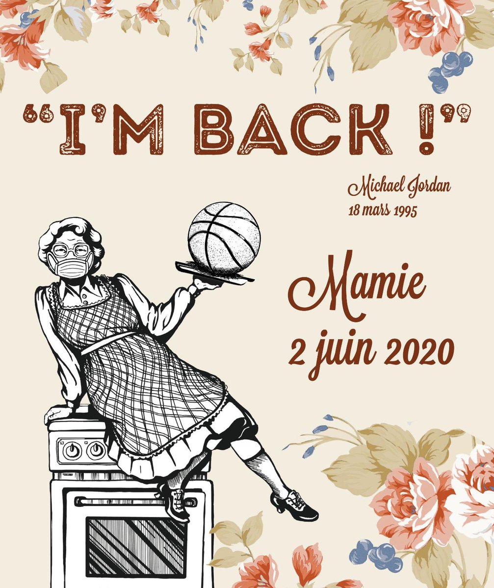 Mamie is back 💥
Rdv demain sur nos terrasses 😷❤️