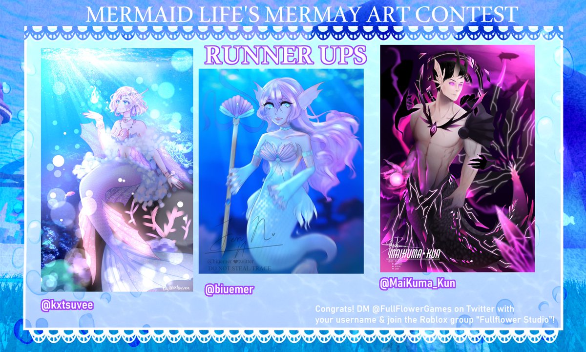 Fullflower Studio Llc On Twitter The Robloxmermay2020 Contest Runner Up Winners Are Being Announced Momentarily These Submissions Were Hard To Decide On As There Were So Many Amazing Pieces We Chose These - roblox no twitter congratulations to the winners of our