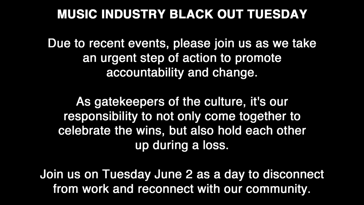 glastonbury's tweet photo. We stand against racism. Our offices will be closed tomorrow. #BlackLivesMatter #BlackOutTuesday https://t.co/KBBbm4W6vx