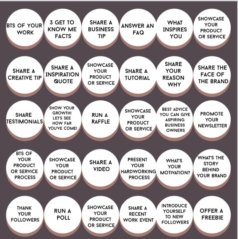 ttopicpr's tweet photo. Creating content? We got you here at #TTPR! Take a look at 30 different content ideas we've produced for all creatives and business owners to use at anytime!
Need strategic social media calendars for your business? Leave it to us and email thompsontopicpr@gmail.com https://t.co/YjR4HPTq68
