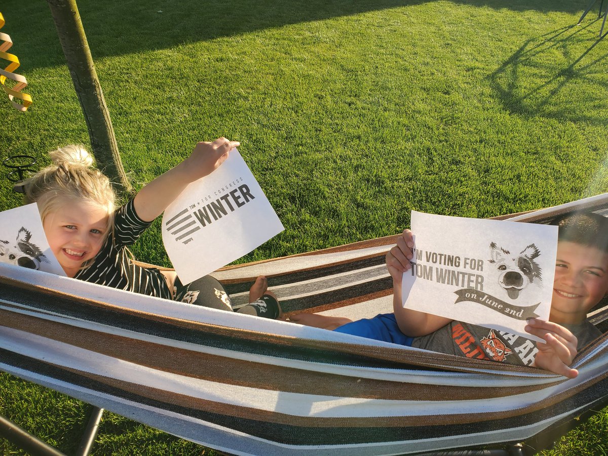 Wishing we lived in MT to help support <a href="/WinterForMT/">Tom Winter</a> best of luck from Wisconsin!