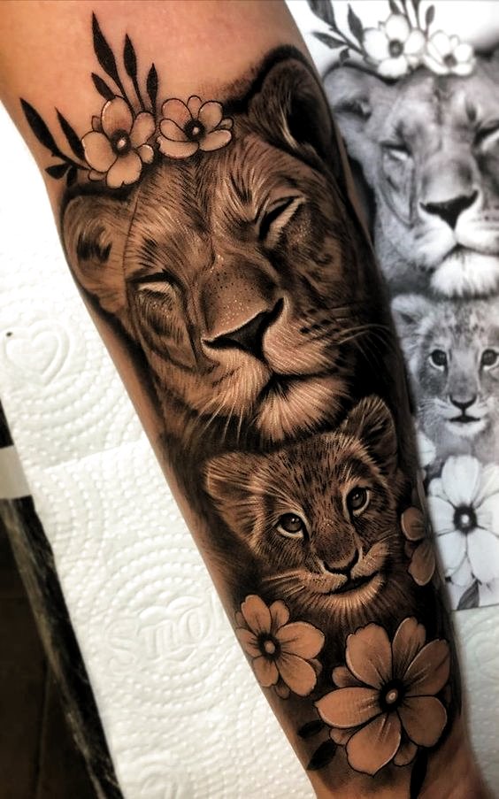 Glavportal.Net on X: "70 Female and Male Lion Tattoos