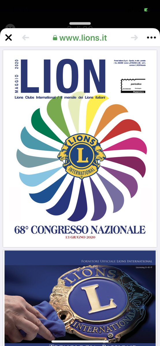 APartigliani's tweet photo. Lions - Al 68’ Congresso Nazionale - Scegli la nostre Proposta Tema di Studio Nazionale. # https://t.co/cL74qUTtiv