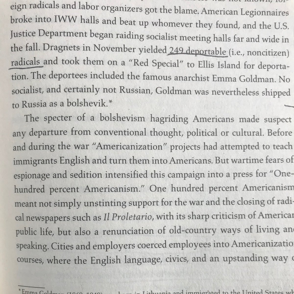 After the Civil War drew to a close, the success of demonizing "foreign agitators" was not lost on politicians tasked with suppressing the 1877 Great Railroad Strike and the labor movement of the early 20th century, both largely catalyzed by immigrants not yet considered "white."