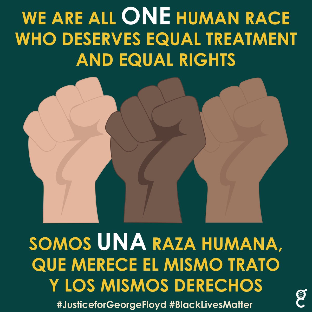 globalcivism's tweet photo. ✊🏻✊🏽✊🏿 #JusticeforGeorgeFloyd #BlackLivesMatter #GlobalCivism #CreatingAChange #GloboCivists #GlobalCivismPR https://t.co/8OwBh11bI0