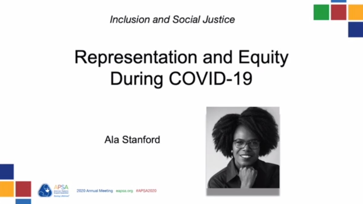 APSA Surgeons (@apsasurgeons) on Twitter photo Called "inspiring," "extraordinary"& "unbelievable," <a href="/alastanford/">Ala Stanford MD</a> moved us all & brought some of us to tears w/ a passionate presentation on her work bringing COVID-19 testing to Philadelphia's underserved communities. Watch & share: bit.ly/2Ayy420 #APSA2020 #BeLikeAla Called "inspiring," "extraordinary"& "unbelievable," <a href="/alastanford/">Ala Stanford MD</a> moved us all & brought some of us to tears w/ a passionate presentation on her work bringing COVID-19 testing to Philadelphia's underserved communities. Watch & share: bit.ly/2Ayy420 #APSA2020 #BeLikeAla