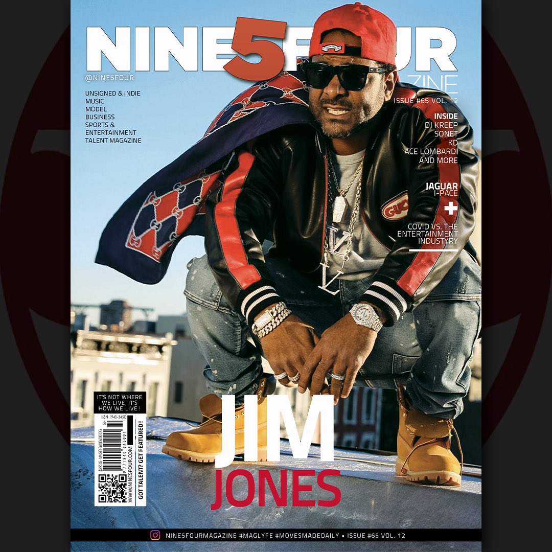 Nine5Four's tweet image. We are proud to announce issue #65 of #Nine5four Magazine featuring  Hip hop legend and Entrepreneur @jimjonescapo 🔥
nine5four.com/mag/digital/is… #JimJones