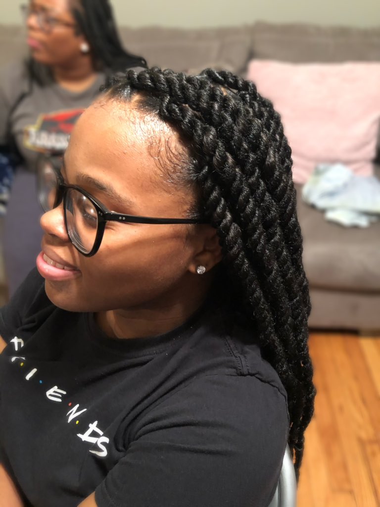 BodyBeautySS's tweet photo. Marley Twists! Almost completely booked in June. Text 314-306-7297. Only evening appointments left. Online booking will be available for July. #stlbraider #stlmarleytwist #havannatwists #stlbraids #stltwists https://t.co/E4OXUMUamp