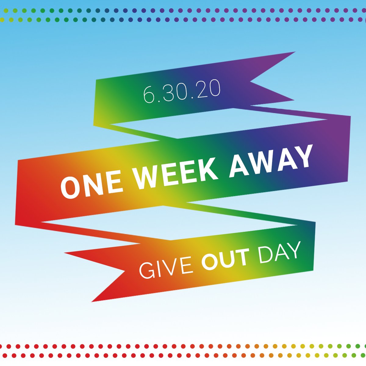 #GiveOUTDay, the only national day of giving for the LGBTQ community, is one week away! You can make an early gift now to increase our chances of winning prize money. Donate to help us provide safe space and community empowerment for the LGBTQ+ community. mtyc.co/n7ig5g