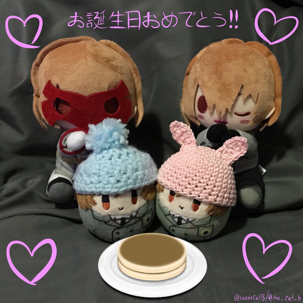the_kei_b's tweet photo. 明智吾郎、お誕生日おめでとうございます!!
Happy birthday, Goro Akechi!! (June 2nd)
Yes, I did just spend an hour painting pancakes/plate.
#goroakechi #pitanui #corocot #gorb #akechigoro #akechibirthday #明智吾郎 #ぴたぬい #明智吾郎誕生祭2020 #明智吾郎誕生日 #コロこっと https://t.co/9AI5o44ibT