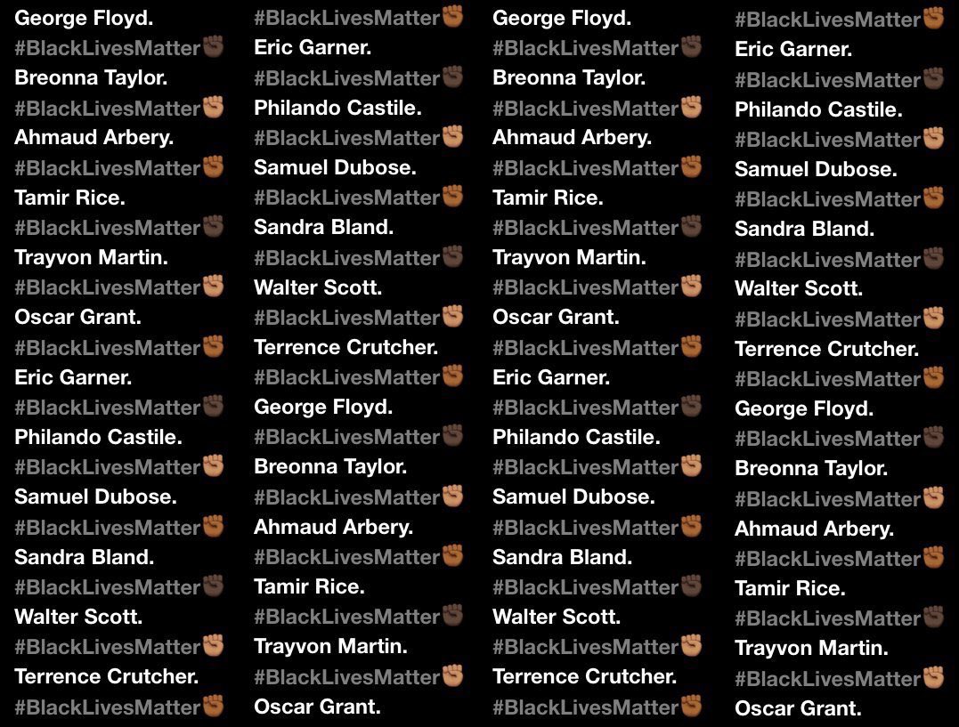 IvyUntold's tweet photo. At IvyUntold, we stand in solidarity with all those affected by racial violence. Our heart goes out to all family and friends affected by these thoughtless acts of violence against Black americans. Stand with us and #saytheirname

.
.

#BlackLivesMatter #BLM #SayTheirName https://t.co/9djIuhRnTm