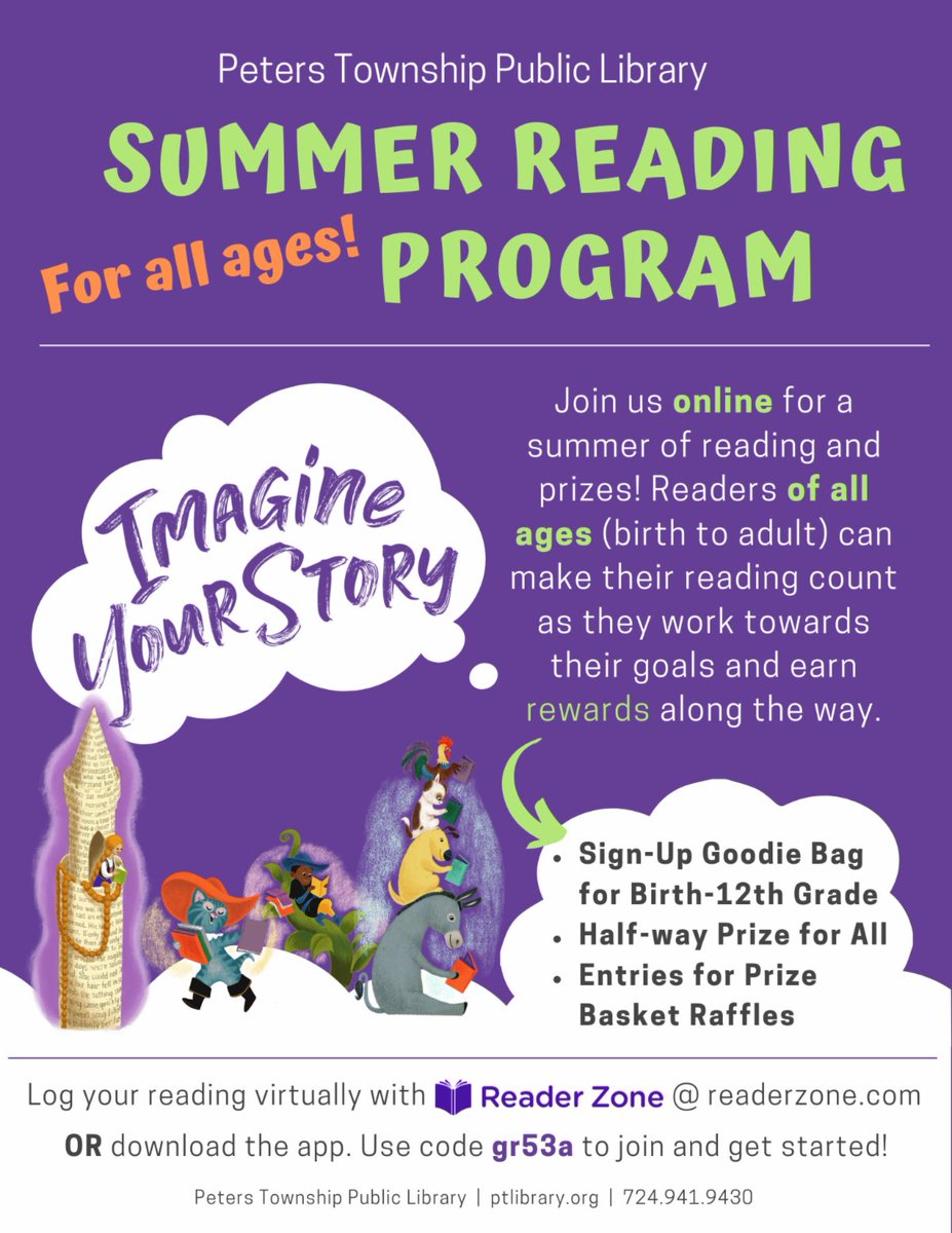 Peters Twp Library tweet media