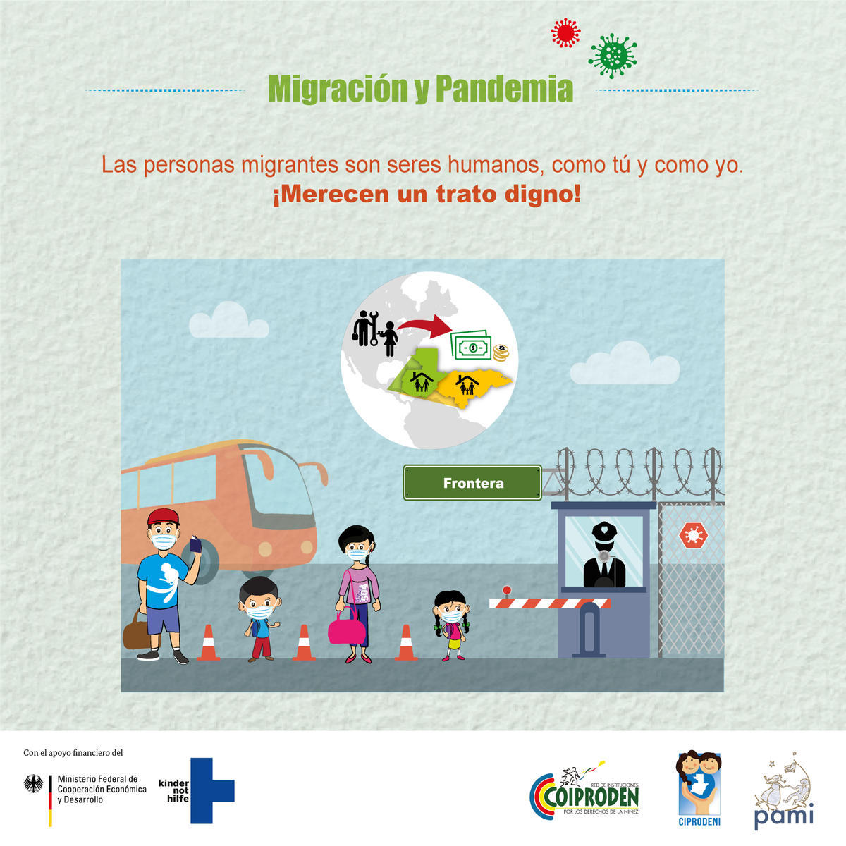 CIPRODENI_'s tweet photo. Las personas migrantes sostienen con su trabajo y esfuerzo a sus familias y a la economía de Honduras y Guatemala. Por años han contribuido al crecimiento económico de nuestros países, a través de sus remesas. Merecen un trato digno. #TocaVolver #NoNosDiscrimines #OREMI https://t.co/Rn2bgYSNts