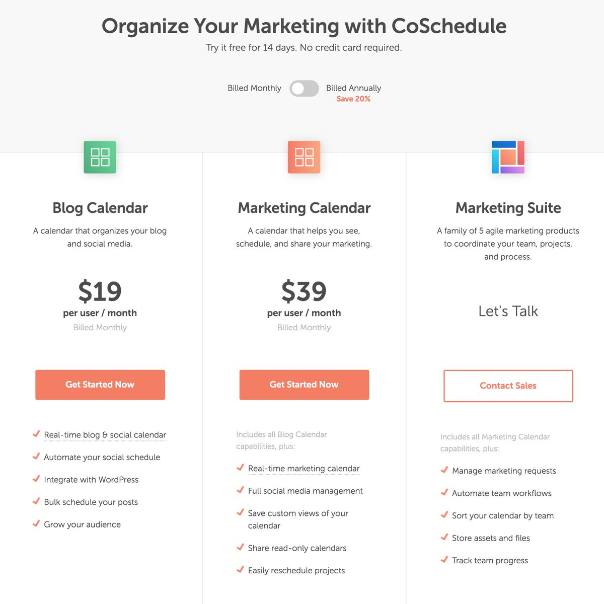 charleseblack's tweet photo. so @CoSchedule decided to follow in the steps of travel sites to shift their prices based on who's visiting their site. feels a bit scummy. 

left is my pricing, right is from @Jessicaailopez. both from a few minutes ago https://t.co/IXVZTTMtRI