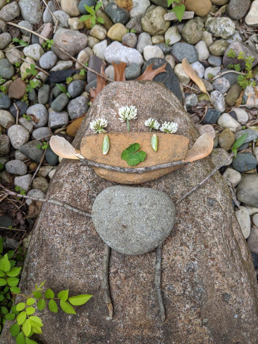 matney_art's tweet photo. Nature Art during distance learning. I love this little fella made by one of my 2nd graders. https://t.co/7m9fC7ZmcA