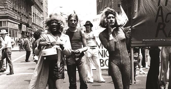 Marsha and Sylvia were both very active at marches. In 1973, they were both banned from participating in the pride parade because of a gay and lesbian committee that believe drag queens were giving the movement “a bad name.” They responded by marching at the front of the parade.