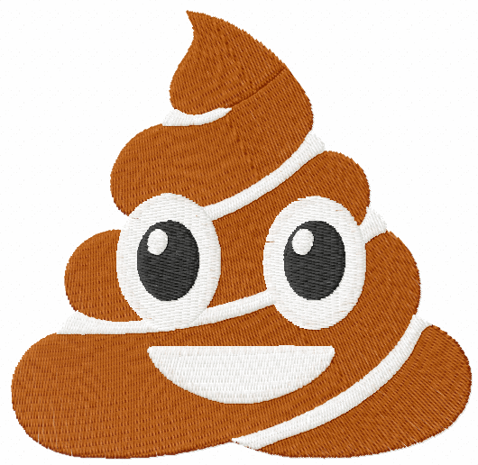 Embroideres Studio On Twitter Poop Emoji Free Embroidery Design