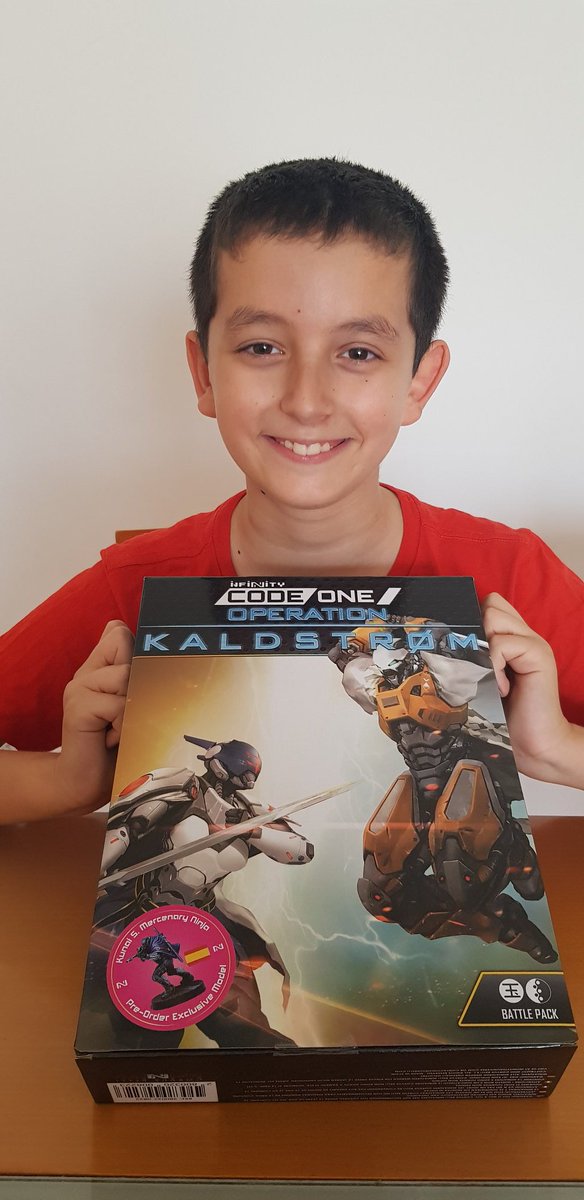 Otro más que entra <a href="/InfinityTheGame/">Infinity universe</a> de la mano de Infinity Code One. Operacion Kaldstrom. Tengo hasta contrincante Yu Jing ya. No descartamos subir partidas del TTS al canal de <a href="/ecosdelhexadome/">Ecos del HexaDome</a> . Eso si, vamos a comernos reglas a mansalva!