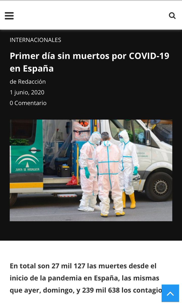_deeme14's tweet photo. Hoy primer día sin muertos por COVID-19 en España.

Es un Lunes de Pentecostés.
Lunes de ROCÍO.

Dicen que los milagros no existen... puede ser...
Llamémosle casualidad, 
bendita casualidad.

#Rocio2020 #LunesdePentecostés 
#COVIDー19 https://t.co/BxFhEYK3ck