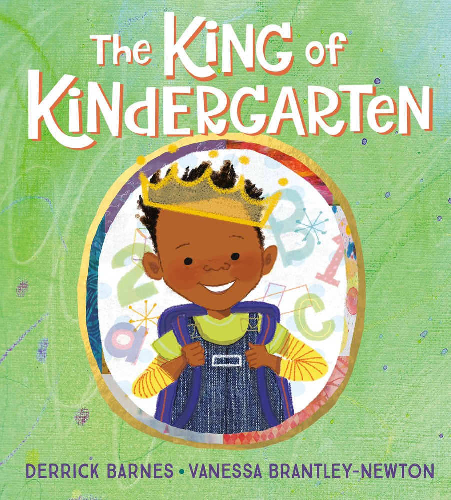 #19. The King of Kindergarten by  @Author_DDB , illustrated by Vanessa Brantley-Newton. Vanessa Brantley-Newton is a master of collage. Find her on Instagram for some amazing art tutorials.  https://bookshop.org/books/the-king-of-kindergarten/9781524740740