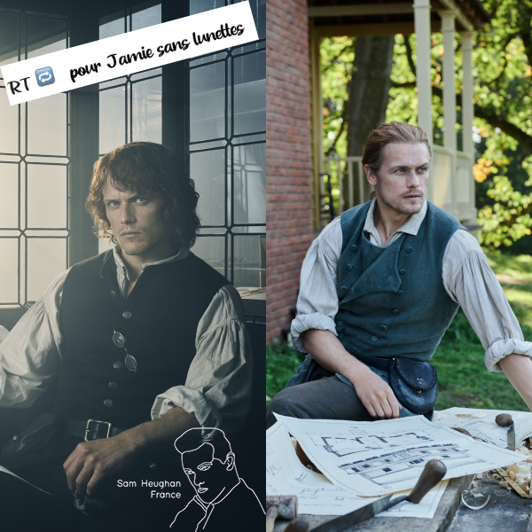 SamHeughanFr's tweet image. 🖥️ Sondage Droughtlander 🏴󠁧󠁢󠁳󠁣󠁴󠁿

Aujourd'hui, nous vous proposons de choisir entre notre Jamie Fraser avec ou sans lunettes.

Si vous aimez Jamie avec ses lunettes likez ❤️
Si vous aimez Jamie sans ses lunettes Retweetez🔁